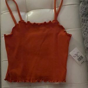 new orange tank top